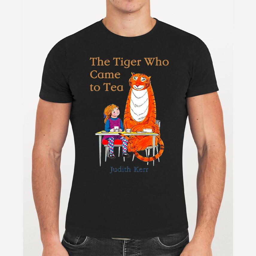 The Tiger Who Came to Tea T-Shirt World Book Day Story Book Study Lover Gift Top XXL