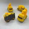 Mini Toys 4 Types of Pull-back Engineering Vehicles-4pcs