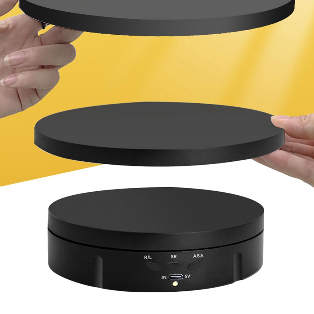 Electric Turntable Automatic Rotating Display Stand Remote Control Turntable Display Stand 3 in 1 Combination Base