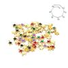 50Pcs/lot Fashion Metal Chic Mini Stars Gifts for Girl Pendant Charms Women For DIY Earrings Necklaces Jewelry Making Findings