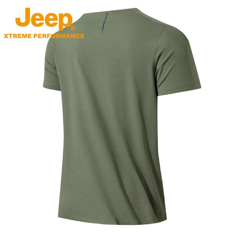 Jeep Men's Ice Silk Short Sleeve Quick-Dry T-Shirt