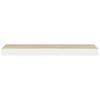Vidaxl Półki Ścienne, 2 Szt., Dębowo-Białe, 60X23,5X3,8 Cm, Mdf