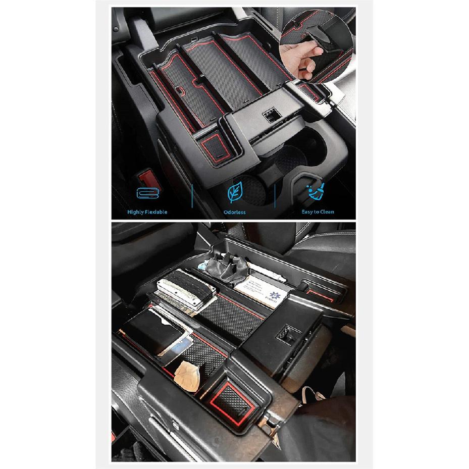 Car Armrest Box Storage Center Console Organizer Container For Dodge RAM 1500 2500 3500 2019 2020 2021 2022 2023 Accessories