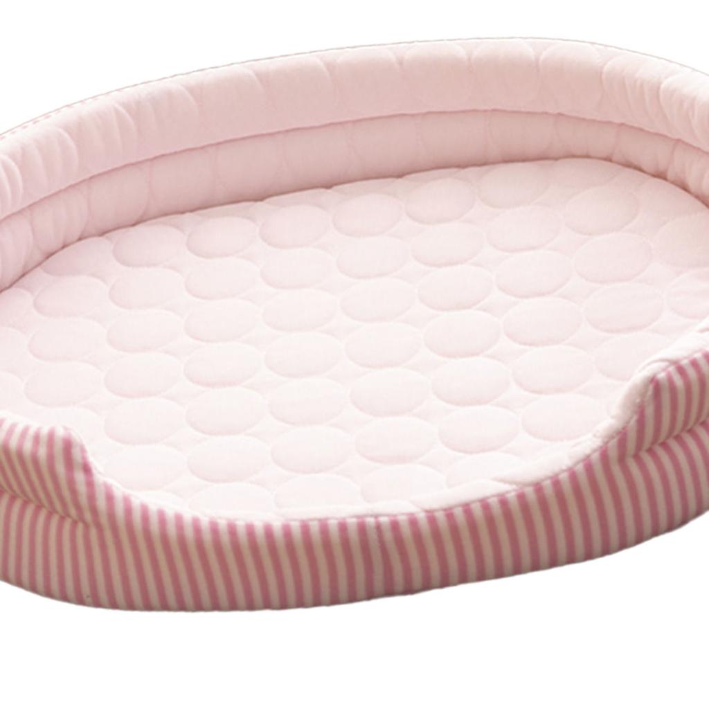 Cooling Bed Pet Nest Four Seasons Universal Summer Sleeping Cool Ice Silk Bed for Indoor Kitten and