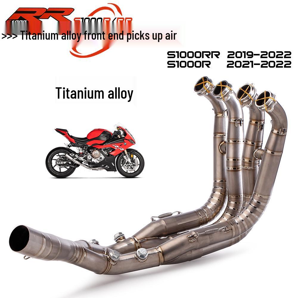 Stainless Steel & Titanium Exhaust Pipe for S1000RR Motorcycle (2019-2023)
