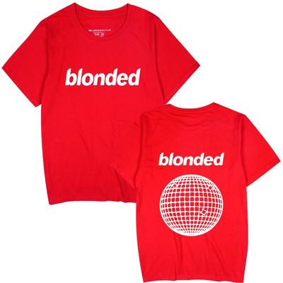 Frank Ocean Print New European And American Loose Casual Unisexs And Unisexs Fashion Trend Short Sleeves Around The Korean Group
