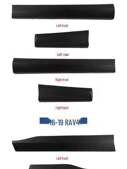Toyota RAV4 (2013-2023) Door Lower Protector: Anti-collision & Anti-scratch Side Panel Trim