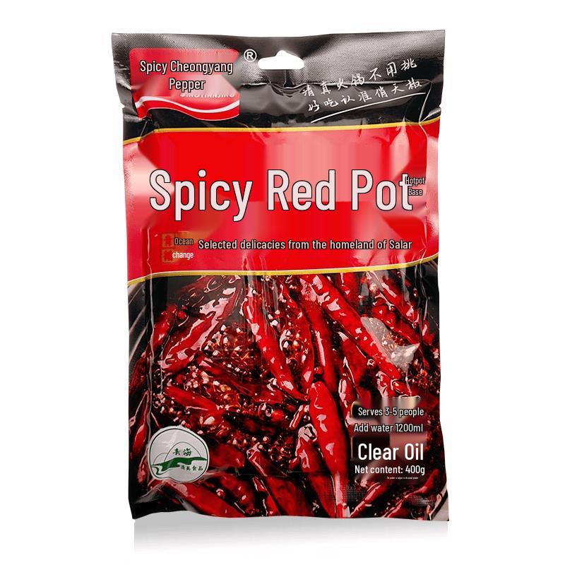 Qiao Tian Jiao Spicy Clear Oil Hot Pot Base 400g