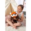 Peluche Panda roux Floppy Choopy GIPSY TOYS - 40 cm - ultra douce et grande taille