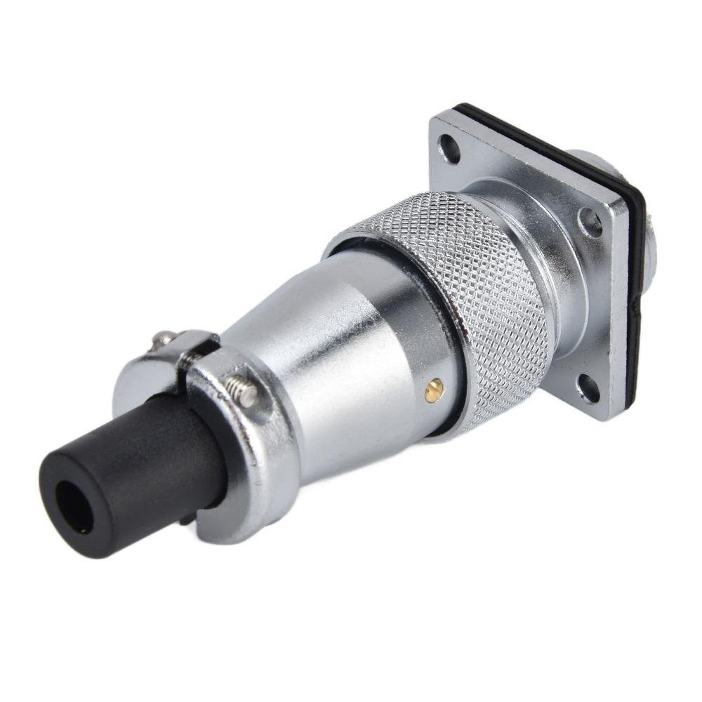 WS20 Aviation Connector Zinc Alloy AC 500V 25A Aviation Male Female Plug Stable 3Pin Electrical Power Connector DC Applications
