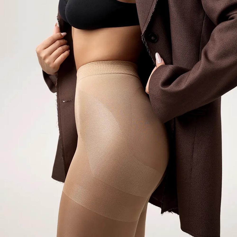 40D Women Buttocks Lifting Sheer Tights Sexy High Waist Elastic Pantyhose Slim Fit Nylon Tights Classic style