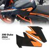 Motorrad Seitliche Gas Kniegriff Aufkleber Kraftstofftank Pad Schutz Anti-Rutsch Aufkleber Für 390 DUKE 390Duke 390 Duke 2024-A87Q