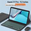 Xiaomi 7 Pro Tablet Case with Detachable Backlit Bluetooth Keyboard