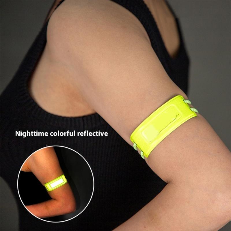 Reflective Safety Straps For Motorcycle Riders Adjustable Breathable Design isibility During Night Cycling Jogging