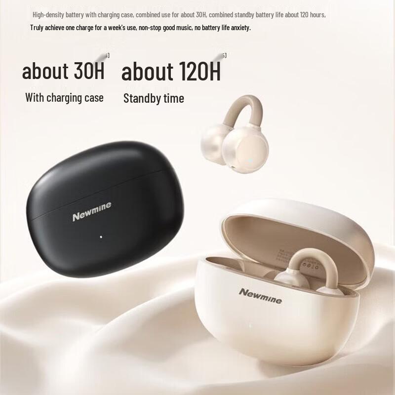 Newman LY63 Pro Open-Ear Clip Bluetooth Earbuds