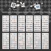 365-Day Decorative Date Stickers Set for Planners - Pack of 12