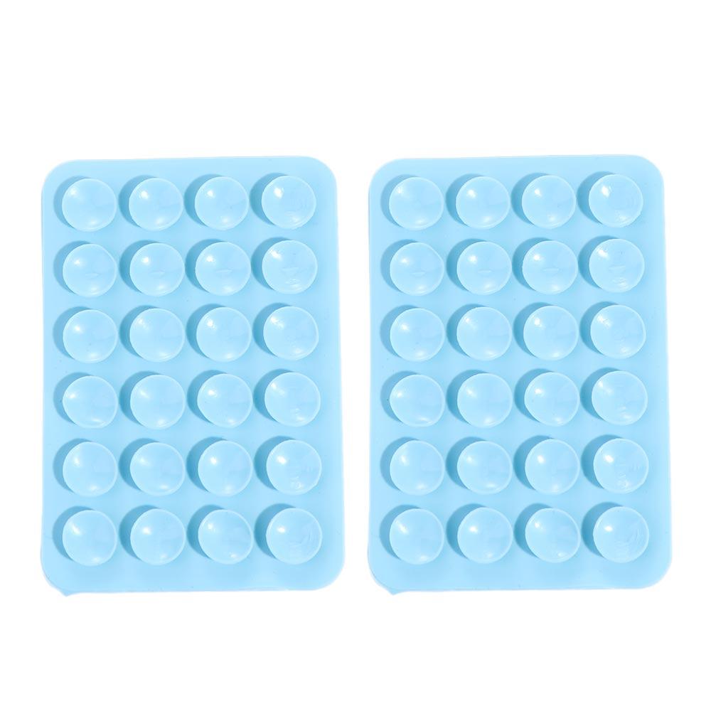 Backed Adhesive Square Phone Mat Wall Stand Mat Phone Suction Pad Suction Cup Mat Mobile Phone Holder Suction Phone Holder