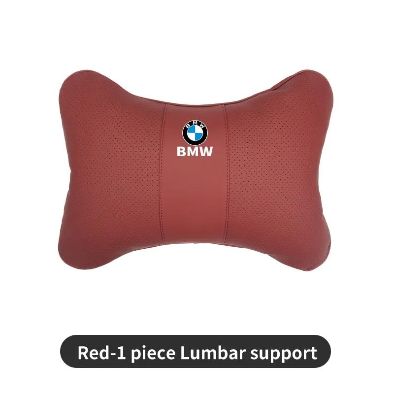 New Car Seat Headrests Pillow Leather Lumbar Neck Support Back Cushion For BMW E90 E60 E46 E39 F30 F10 E87 X3 X4 X5 X1 G30