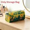Multi Functional Plush Makeup Organizer With Zipper Closure For Home Use Storage