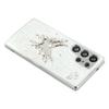 For Samsung Galaxy S23 Ultra Case Electroplated Epoxy Metal Decor TPU + Acrylic Phone Cover Precise Cutouts
