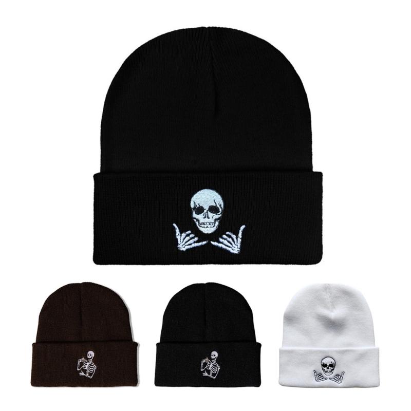Beanies Hat Unisex Winter Outdoor Teens Streetwear Skull Caps for Ski Cycling