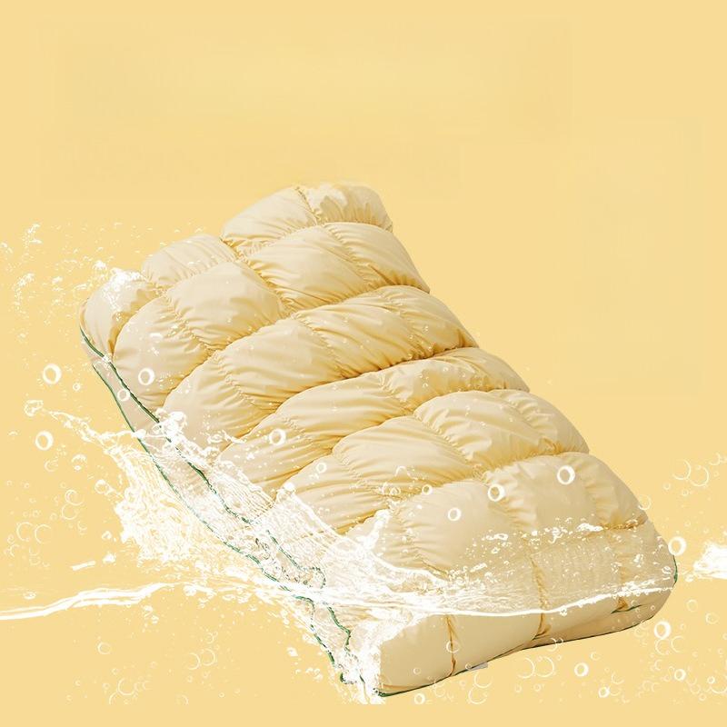 Yellow Pineapple Bread Pillow Neck Protection and Sleep Aid Pillow Core Dormitory Sleeping Pillows Are Washable Do Not Fade Skin-friendly Comfortable