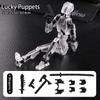 Sada akční figurky, obří meč Robot Akční figurka Robo 3D vytištěná 13 Akční figurka Fidget Toys kloubová, Sběratelé Desktop