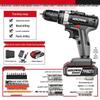 Industrial Ultra-Power Electric Drill with Dual-Speed Lithium Battery and Impact Function
