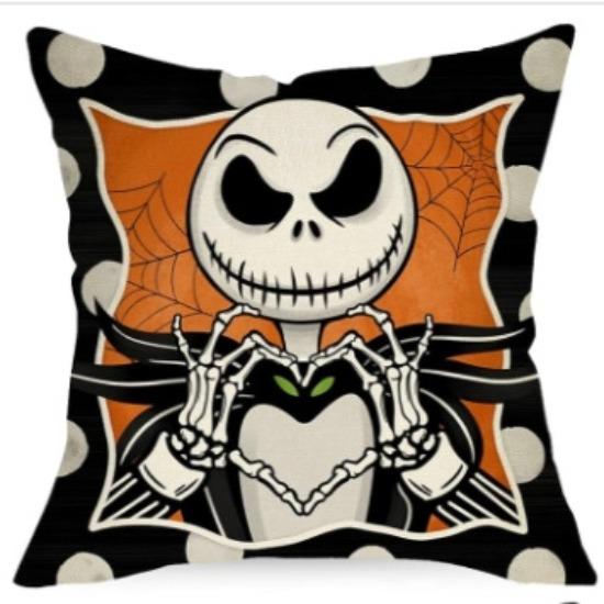 

Украшение Хэллоуина: Проклятая Ведьма Льняная Наволочка, Подушка-Поясничная Подушка для Дивана в Гостиной 45 * 45 separate pillow cover