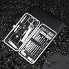 Pedicure Nail Clippers  Manicure Set 19 Sets of Nail Clipper Professional Nail Care Kit