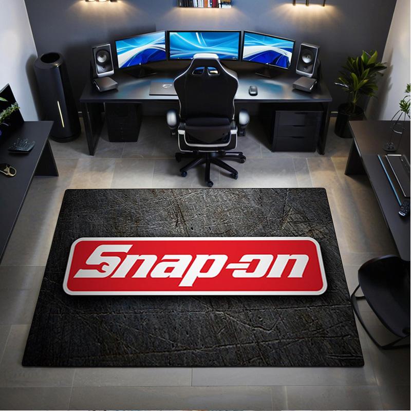 1Pc Snap On Tools Print Rug - Home Decoration Carpet For Living Room Bedroom Flooring Computer Chair Area Rug