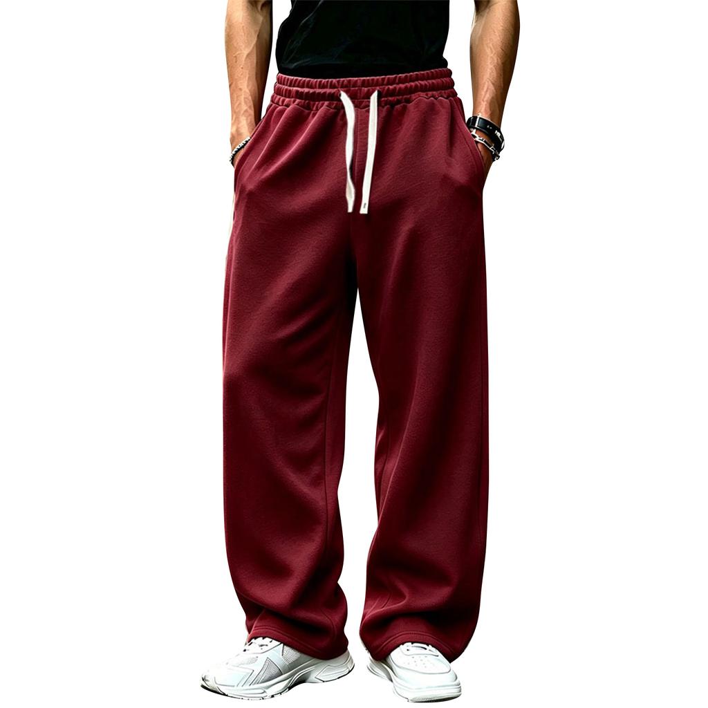Men's Straight Leg Casual Pants for Everyday Comfort