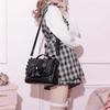 Sweet Bow Pink Mochila Women Fairyocre Aesthetic Handle Leather Crossbody Bags Ladies Lolita Large Capacity Square Mochilas 2025