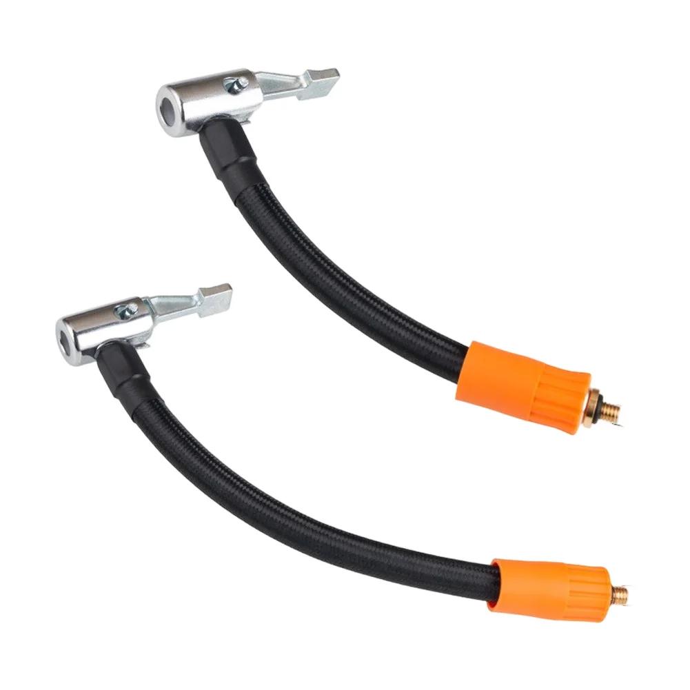Car Air Pump Extension Tube With M6 Thread Copper Connector 30CM Hose For Tire Inflation And Outdoor Accessories