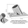 22mm 25mm 60° Handrail 316 Stainless Steel  Fittings Tube Pipe Base Boat Rectangular Base Marine Fitting Boat Hardware