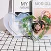 Heart Photo Frame Silicone Mold DIY Craft Epoxy Resin Casting Molds Ornaments Colorful Chain Jewelry Making Tool Supply