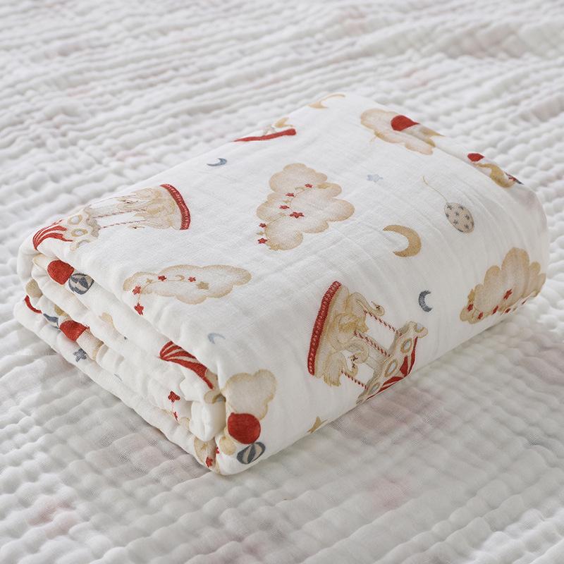 Class A Pure Cotton Gauze Newborn Swaddle and Bath Towel
