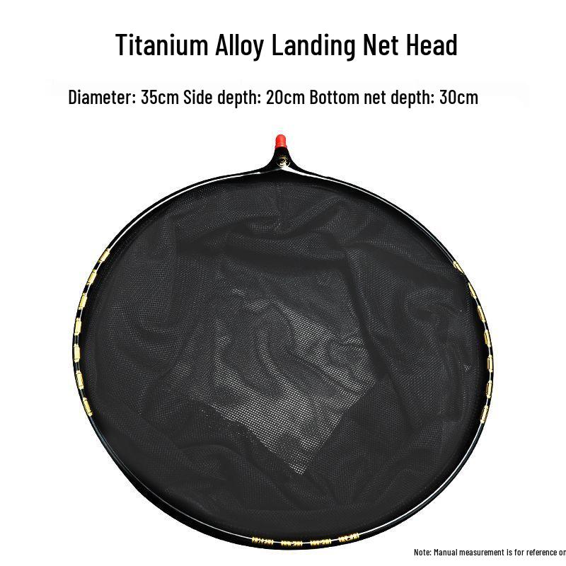 Ultra-Light Titanium Alloy Fishing Net: Quick-Drying, Anti-Snag, Large Load Capacity