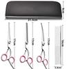 Pet Grooming Set Dog And Cat Professional Trimming Scissors Kit Stainless Steel Shears Pet Hair Cutting Safety
