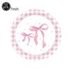 6/12pcs Pink Bow Acrylic KeyChains Coquette Bow Birthday Party Decorations Supplies Gifts for Kids Girls Pink Bow Party Favors