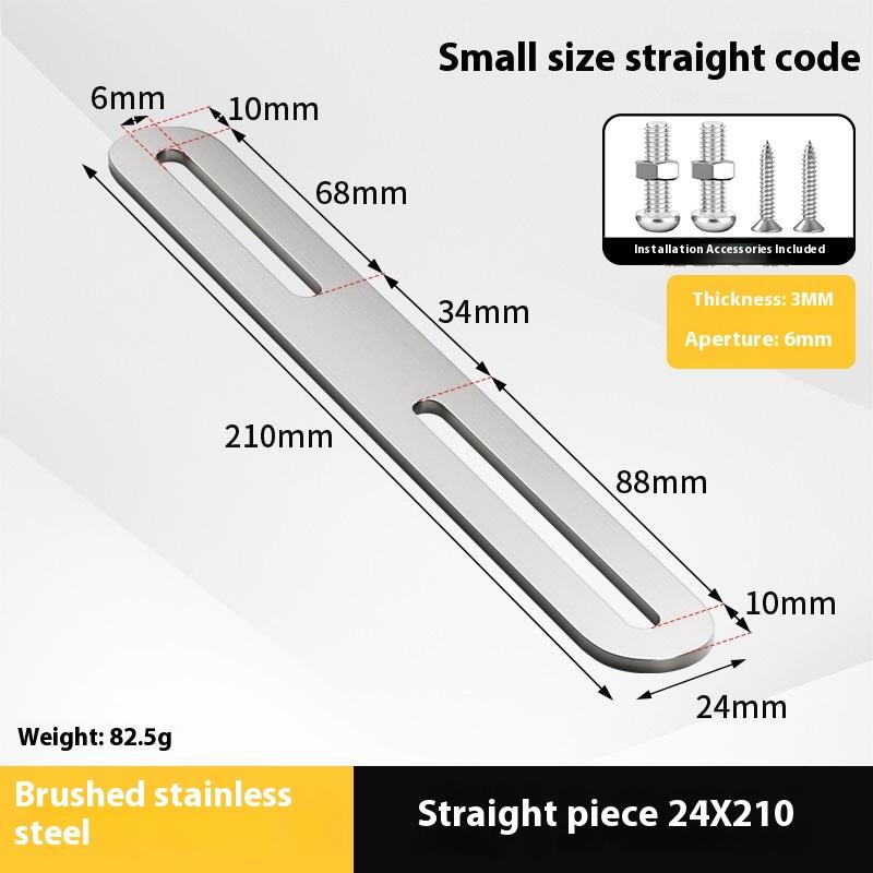 2 Stück Edelstahl Verstellbarer 90-Grad-Winkel L-Form, Eckwinkel, Mehrere Größen Geeignet für Schränke Möbel