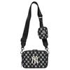 New MLB Monogram Collection Polyester Combo Bag, Camera Bag, Shoulder Bag Unisex Black 3ACRS022N-50BKS