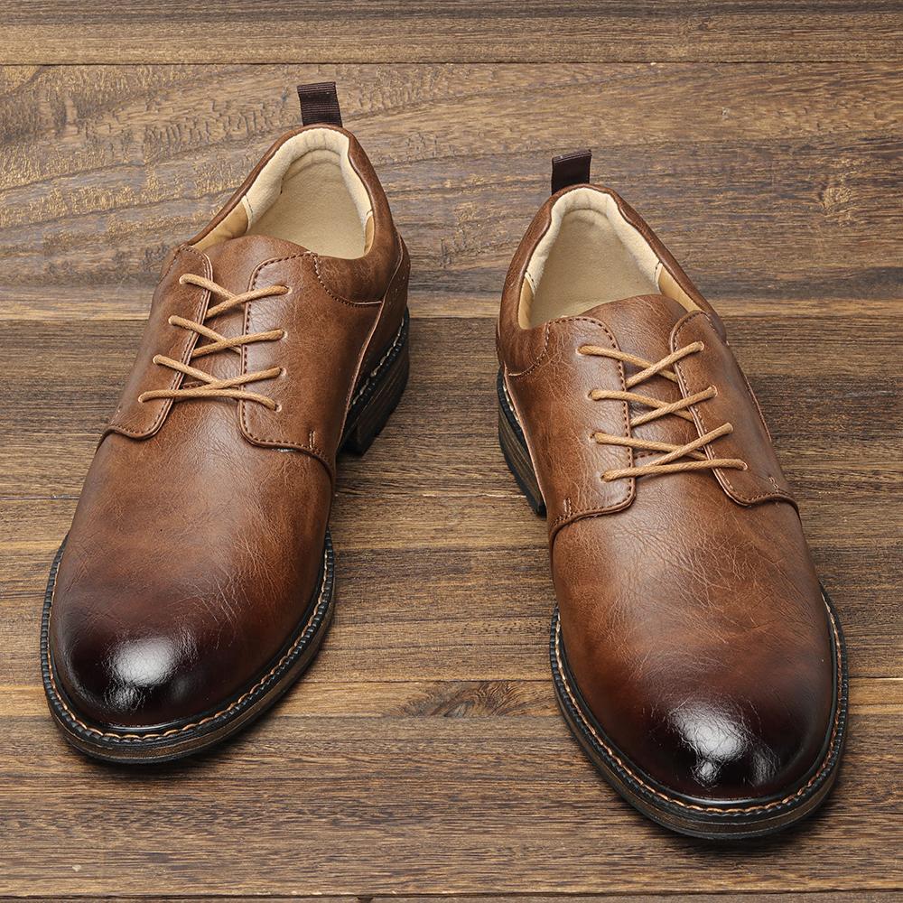 Men Shoes Brand Comfortable Fashion 2026 Shoes Men Leather