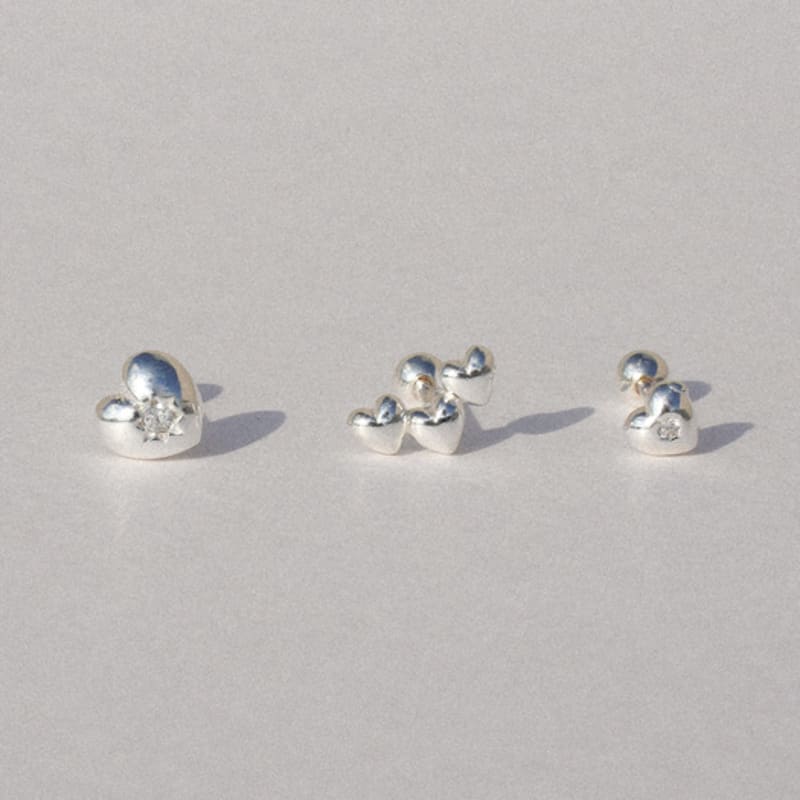 POSTLUDE [SILVER/3TYPE] 242 HEART PIERCING