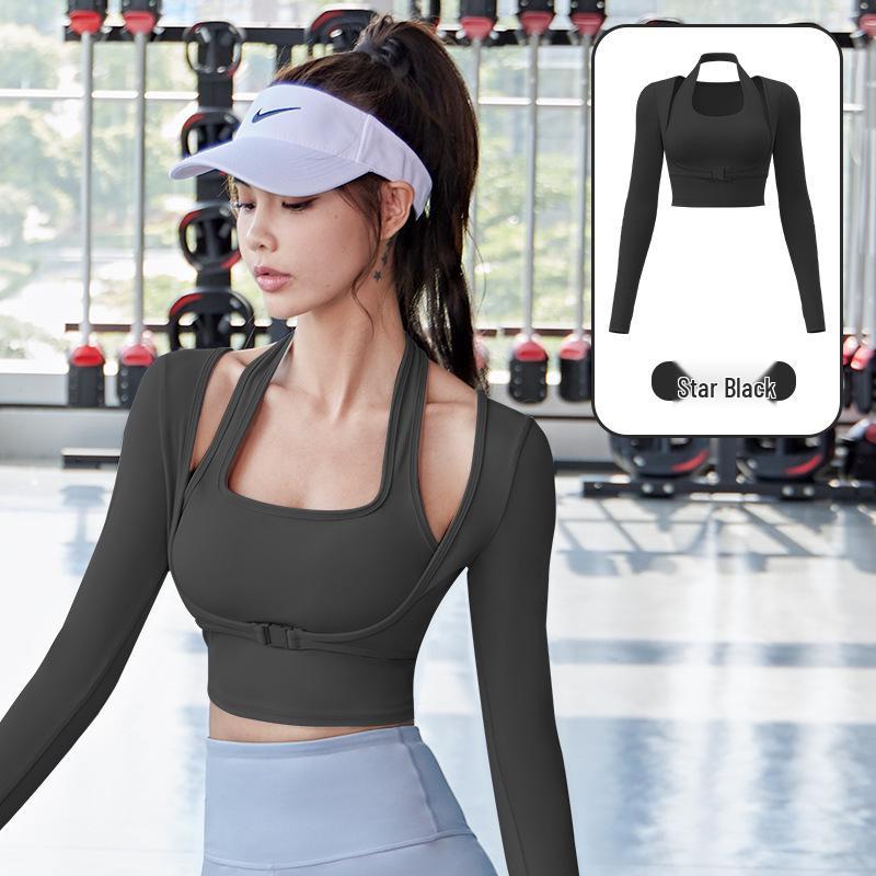

Women s Halter Sports Top with Chest Pads - Breathable Yoga & Pilates Fitness Wear Small