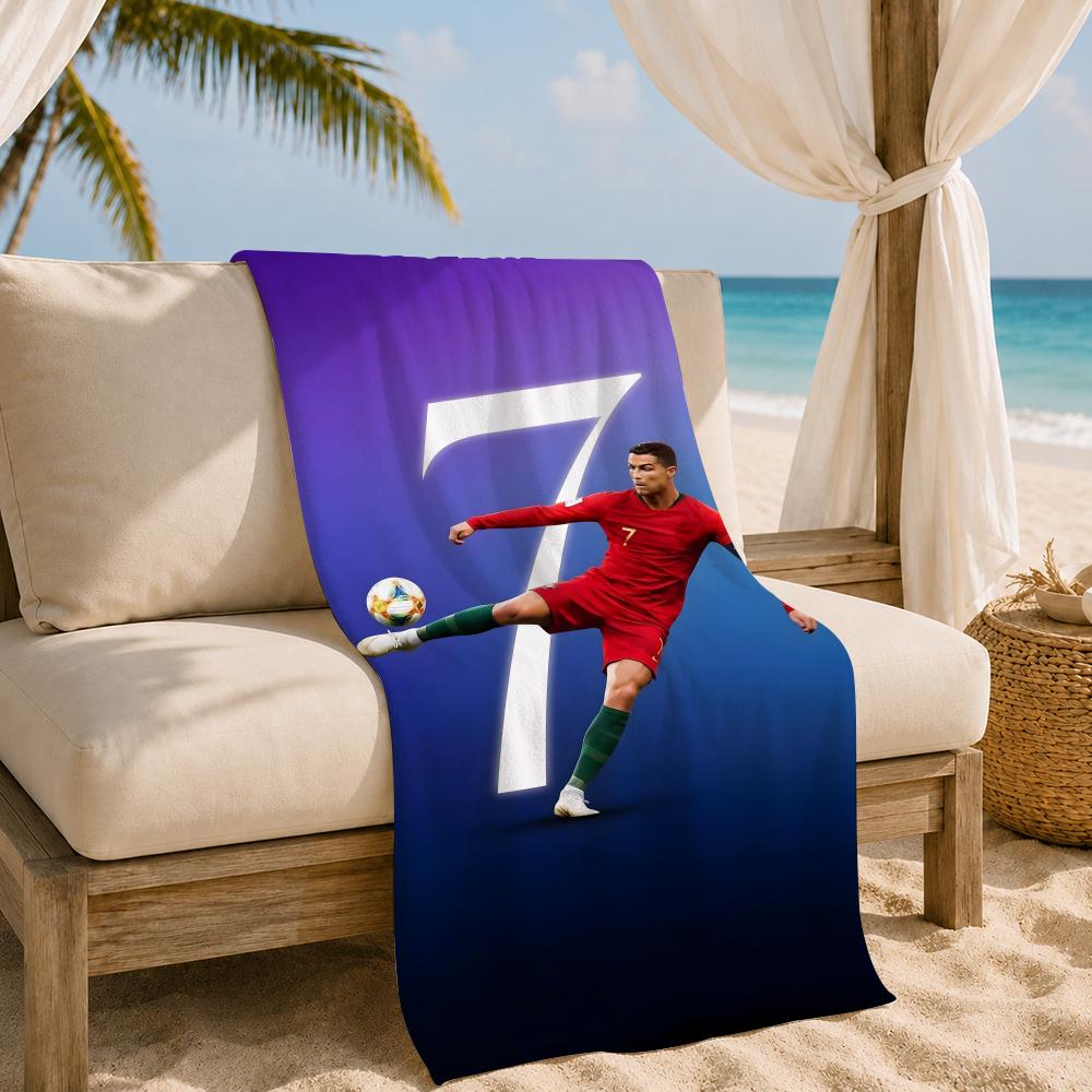 Cristiano Ronaldo Towel ultra-fine fiber quick drying absorbent towel, beach swimming vacation beach towel