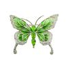Handcraft Alloy Butterfly Pin Intricate Craftsmanship Sturdy Materials Fashion Accessory for Outfits or Bags Decoration