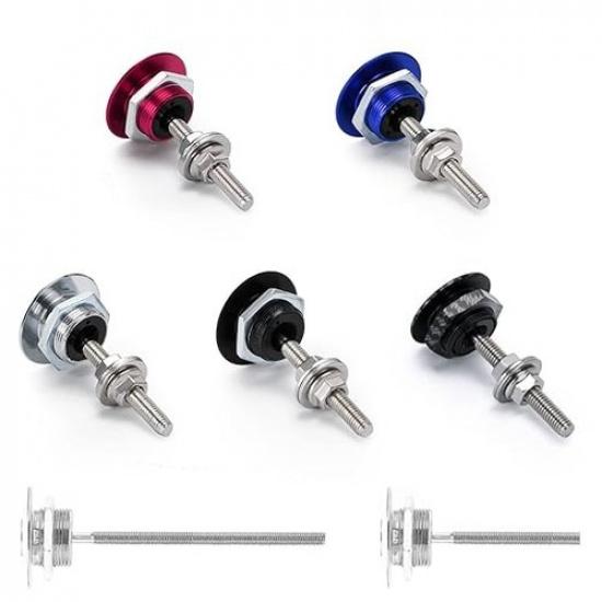 2pcs 1.25" Universal Style Quick Latch Bumper Release Fastener Push Button Bille