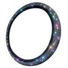 Car Steering Wheel Cover Bling Rhinestone Universal Antislip Protective Decoration for Automobiles