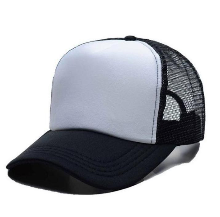 Breathable Curved Brim Mesh Cap Custom Screen Printed Baseball Hat for Adults